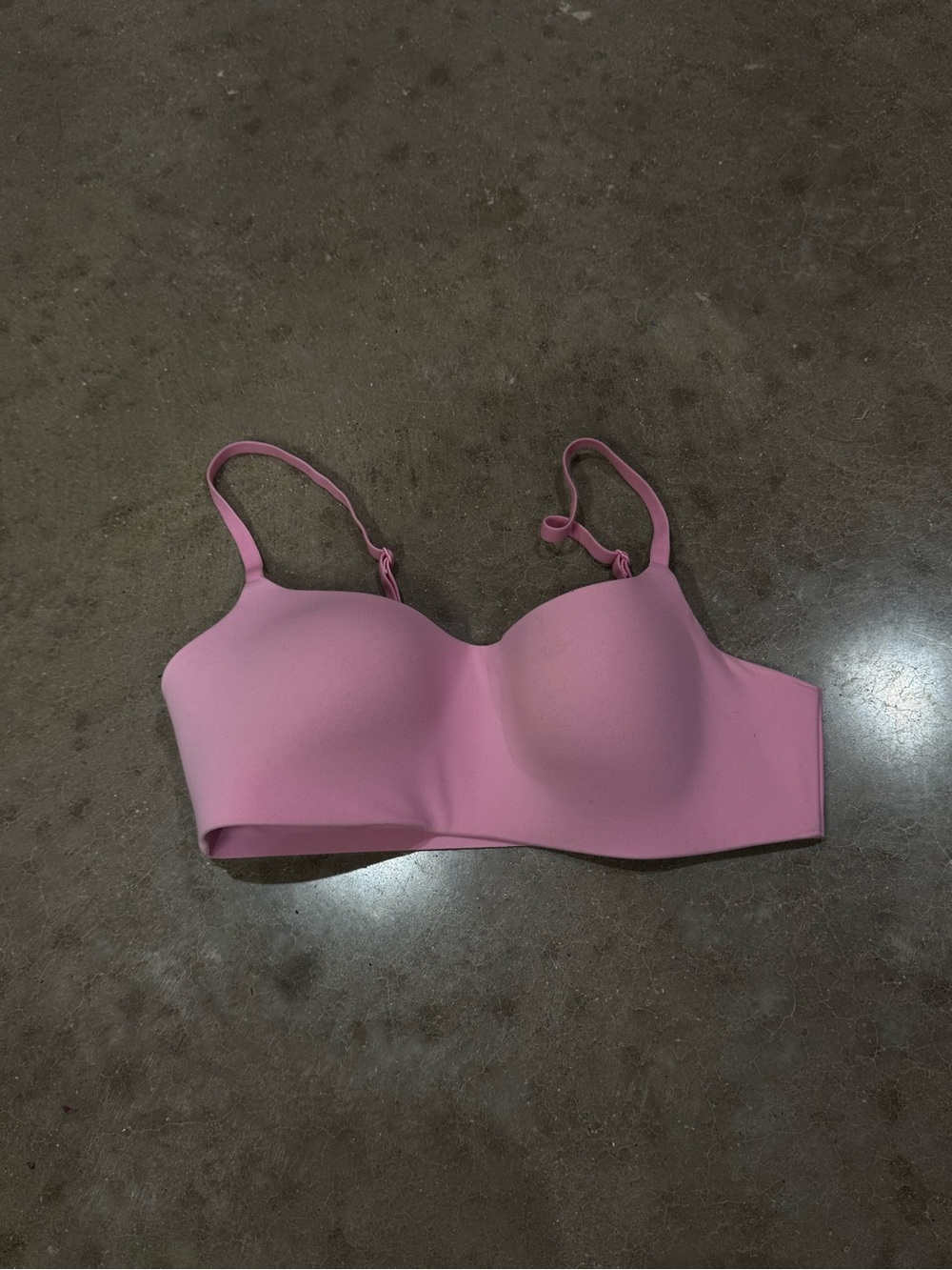 PINK Victoria's Secret Light Pink Moulded Cup Wireless Bra